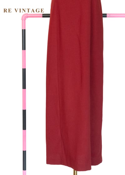 Lipstick 方領優雅剪裁長洋裝4