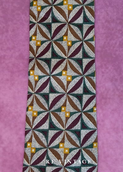 莫內花園的萬花筒古典瓷磚領帶8