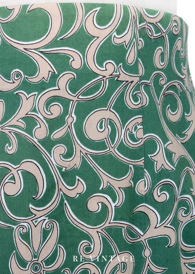 Elm Green 藤蔓高腰短裙（25"）9