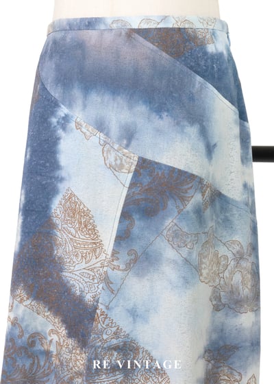 如雲煙流動的拼接美裙（29"）3