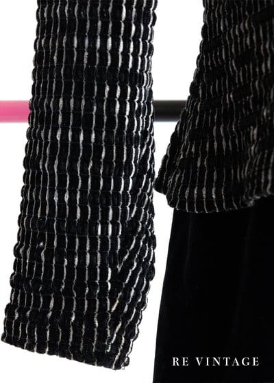 Coal smoke 黑白相間絨布襯衫6