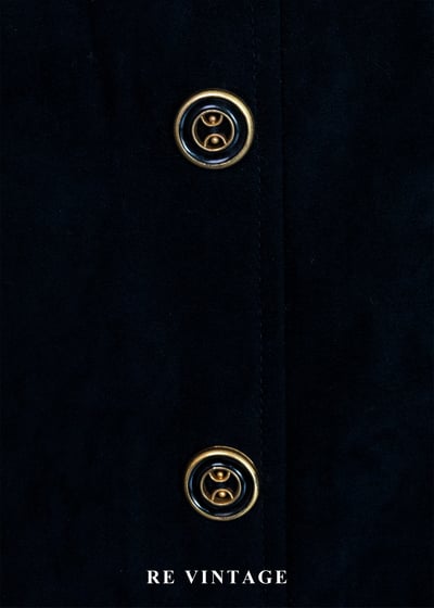 氣質單品 - 金屬排釦優雅黑長裙（29"）4