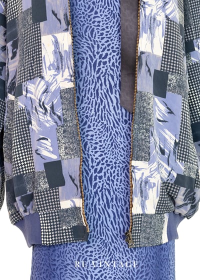 Canvas 裡的小花格紋薄款外套4