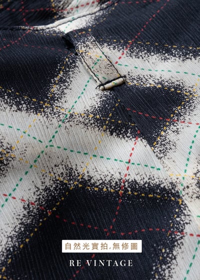 石墨方格三色線條長裙（29"）13