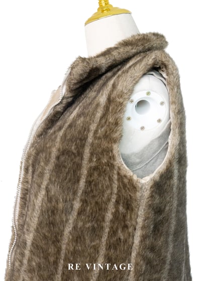 山谷の柔軟痕跡仿毛背心6