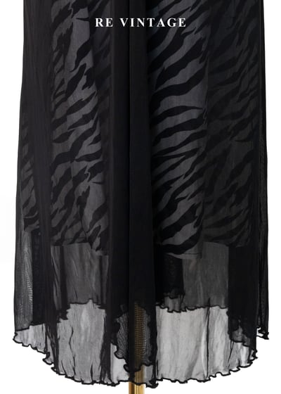 隱形斑馬桌迷藏長裙（28"）5