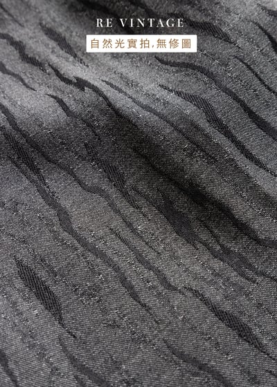 深灰色斑駁小紋高腰直筒褲（29"）10