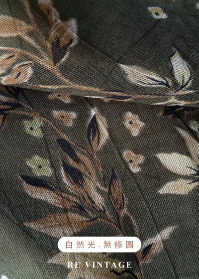 暮色森林復古苔蘚綠無袖長洋裝14