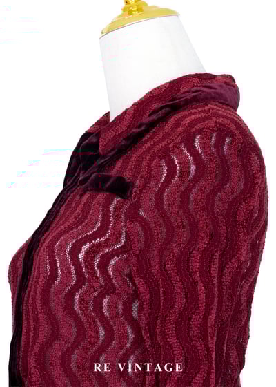 Retro Pulse 復古波紋心跳短版上衣8