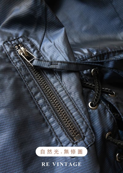 電光藍斜開拉鍊個性背心17