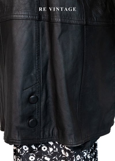 質感單品 - 高冷系大女子主義長版皮外套13