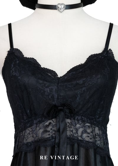 午夜蕾絲叛逆少女細肩帶內搭洋裝8