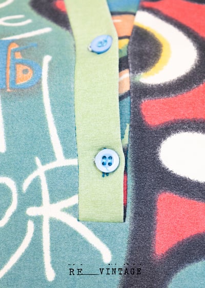 Brooklyn 塗鴉彩繪輕薄彈性上衣12