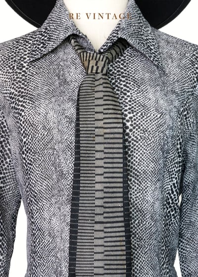 冷調蛇影之夜長版洋裝15