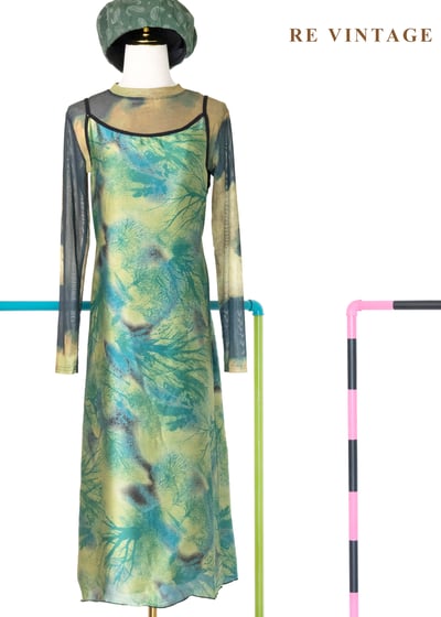 霧裡湖面陽光自然詩意細肩帶洋裝1