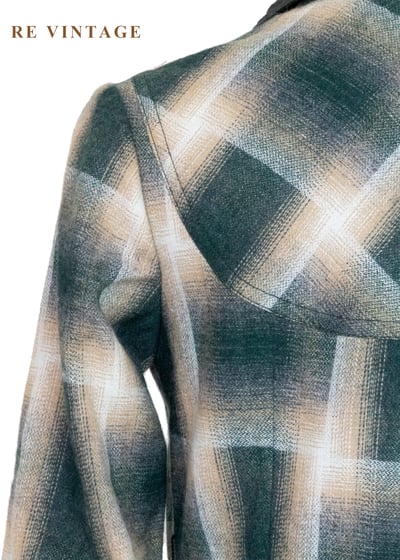 Echo in the Pines 霧裡森林格紋長洋裝14