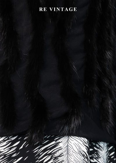 軟毛線條薄紗質地上衣6