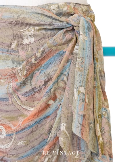 Cafe Creme 溫柔筆刷印花一片裙（24"）3