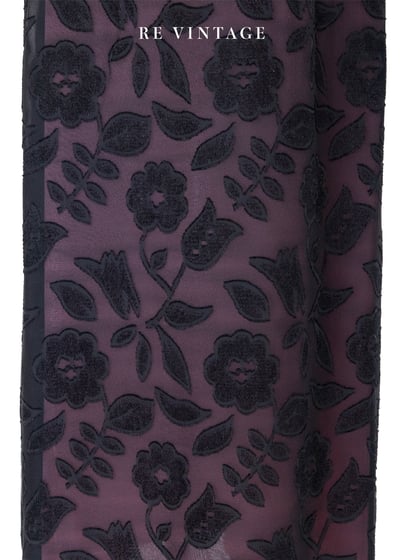 Pink Lemonade 黑色小花長裙（27"）11