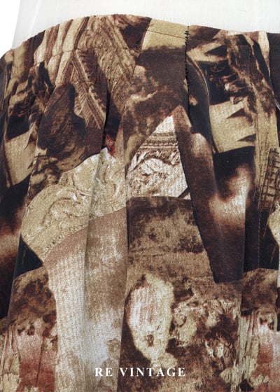 文藝復興拼貼褲裙（26-28"）10