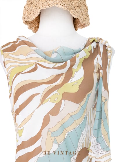 風紋與沙丘大地曲線透膚洋裝3