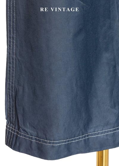 質感單品 - 光澤藍中腰喇叭褲10