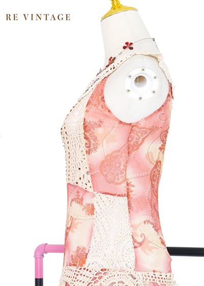 橘粉紅 Bohemian 甜心洋裝11