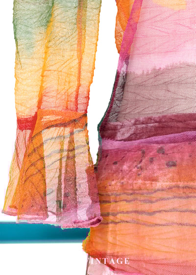 光的溫度-顏色呼吸網紗上衣6