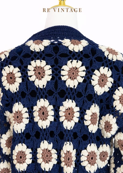 行走中的小花園織品長版外套/罩衫12