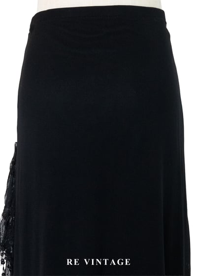 亮片流蘇不規則黑魔女長裙（26-29"）10