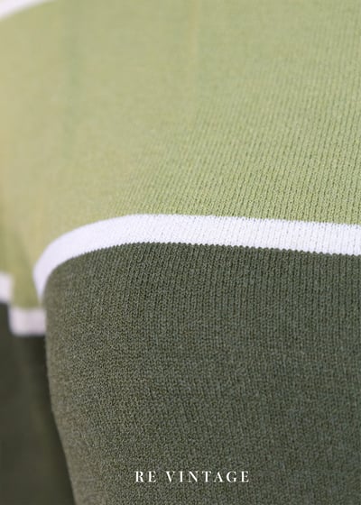 檸檬青蘋果條紋薄款針織上衣5