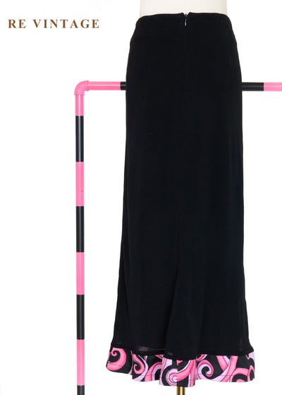 霓虹盡頭的探戈復古普普圖騰拼接裙（26"）6