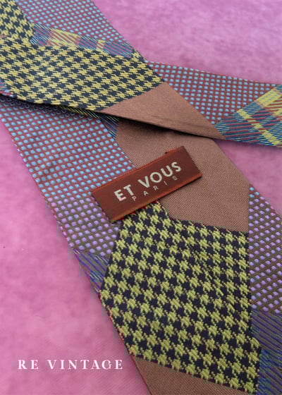 甜蜜色塊紳士玩心領帶2