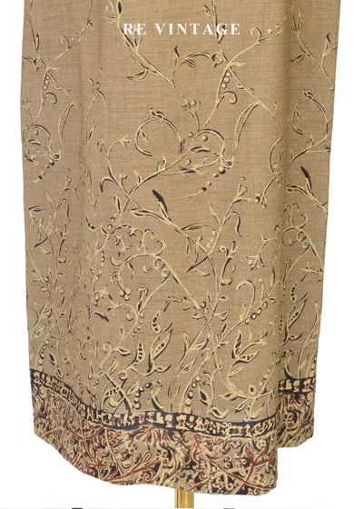 午後的一杯榛果拿鐵 - 藤蔓刺繡長洋裝4