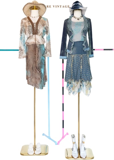 繁花詩篇 - 湖水藍精緻蕾絲背心2