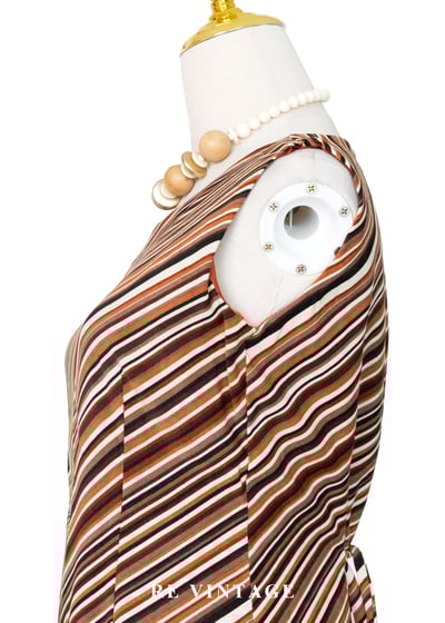 焦糖可可斜紋修身洋裝8