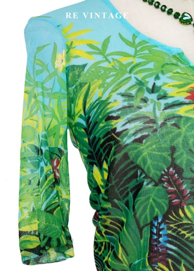 叢林幻境 - 亞馬遜的呼吸網紗上衣5