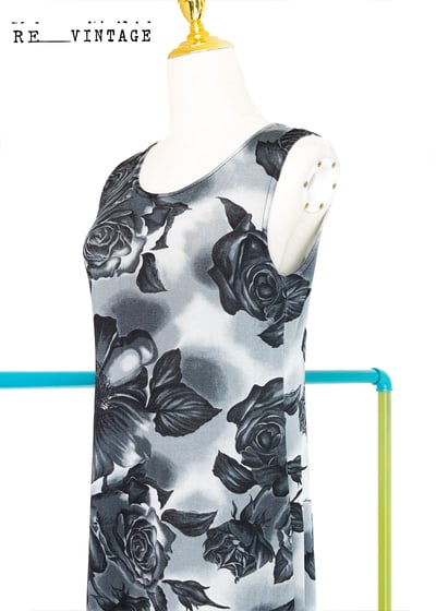 黑暗玫瑰夏日彈性長洋裝11