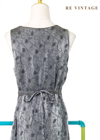 銀河裡的雛菊 - 銀線花卉連身長裙12