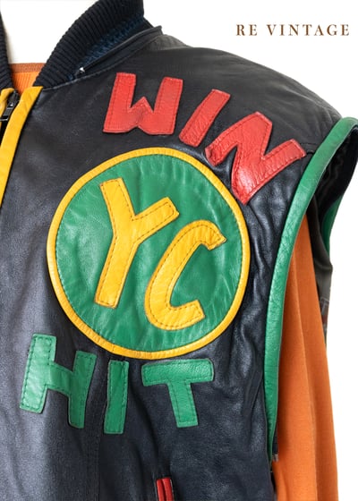 Homerun帥氣の皮革背心 （羊皮）14