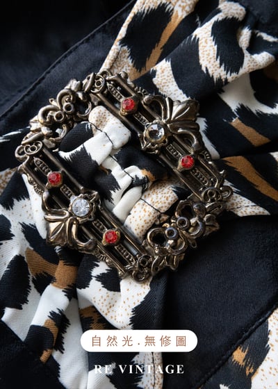 冷黑豹紋野性流蘇美裙（26-28"）13