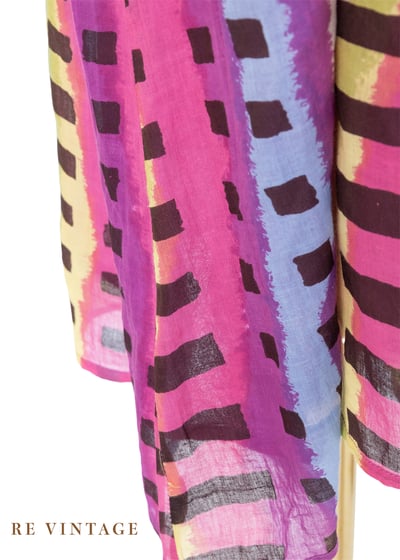 『歐洲寶物』Color Wave 格紋長洋裝5