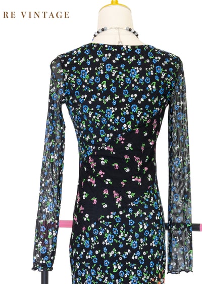 Bloom in Haze 色彩斑斕碎花洋裝14