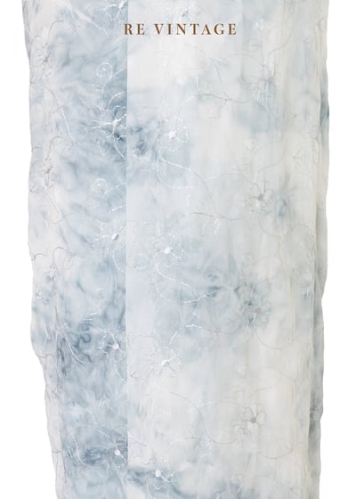 美國製 - 雲幕白花層層美裙（27-31"）13