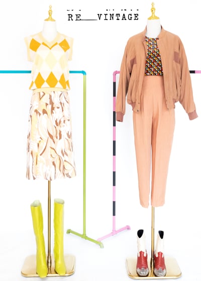 日本製 Peach Fuzz 漂亮圖騰中長裙2