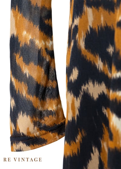 搖滾雙色豹紋少女洋裝7