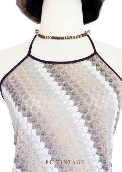 Raindrops 織品斜紋繞頸露背小上衣3