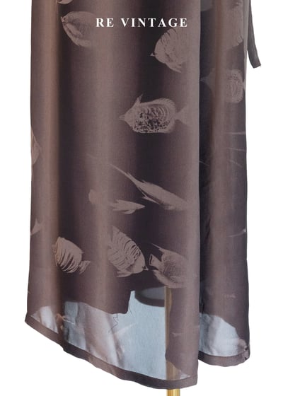 可可漸層霧中魚群長洋裝11