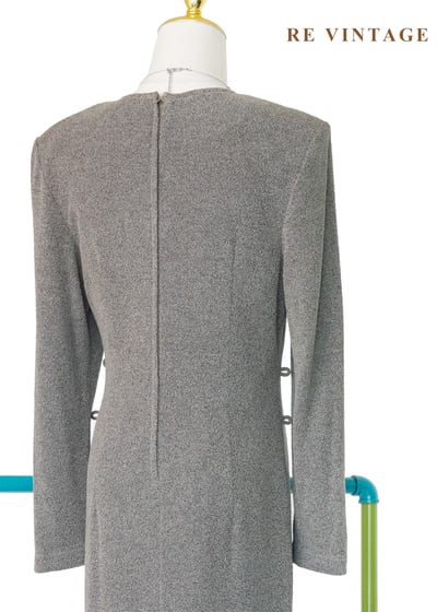 質感單品 - 麻花灰高級浪漫感洋裝12