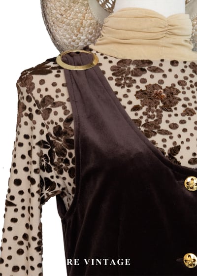 質感單品 - 金圈摩卡絨布長洋裝5